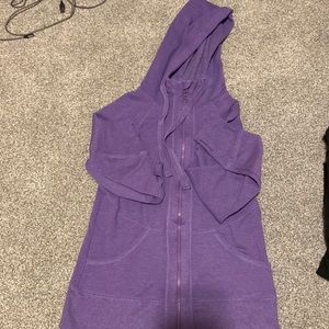 Z by Zella purple zip up hoodie